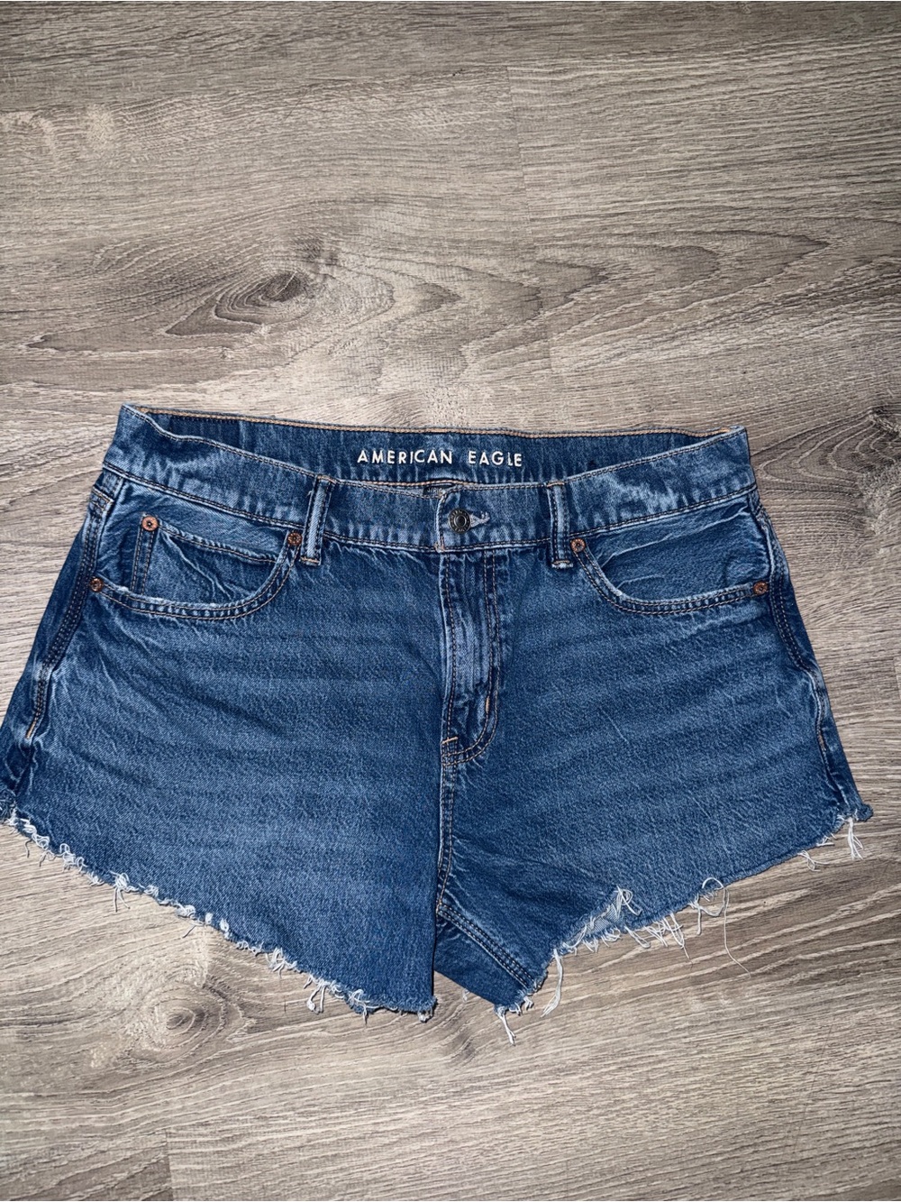 American Eagle Outfitters low rise Frayed Hem Shorts